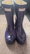 Hunter Wellies Women Purple