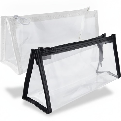 Clear pencil case set large - clear,