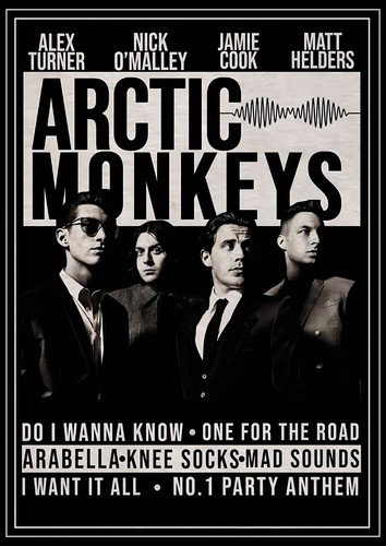 Arctic monkeys print poster - a3,