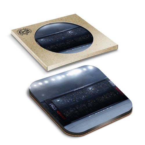 Boxed square coasters - boxed,