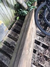 Reclaimed Timber Beam Lintel Sleeper Shelf Mantel - Pair Of 9ft x 8” x 3”