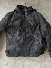 Revit Flare 2 Textile Motorcycle Jacket Waterproof Camo Black /Grey M Excellent