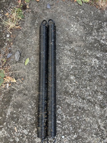 Black garage door springs - garage,