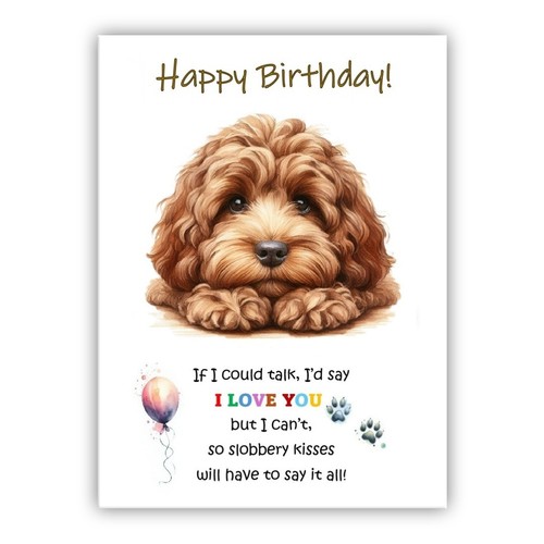 Birthday day card from - card, the