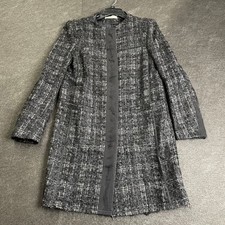 PRADA Mohair Wool Coat Women's Size 44/US 8 Black