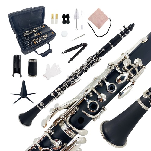 Flat clarinet ebonite wood - b,