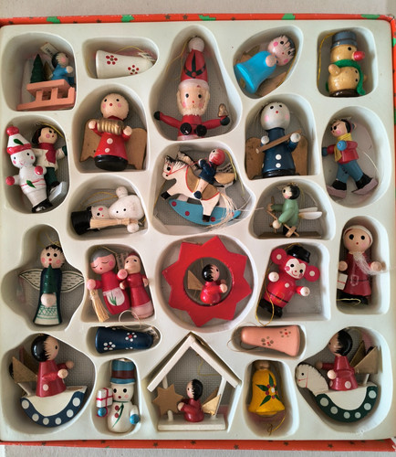 Vintage retro small wooden - retro, 27