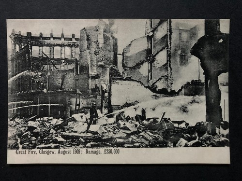 The great fire glasgow 1909 - glasgow,