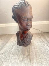 Vintage Hand Carved Ebony Wood