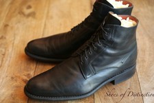 Paraboot Black Leather Derby