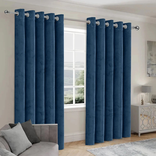 Luxury crushed velvet - crushed, curtains