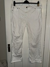 Women’s White Flared Jeans