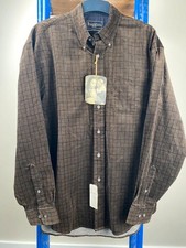 Haggar Corduroy Shirt Brown