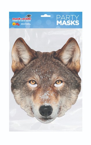 Wolf single animal - wolf, card