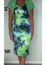 REDUCED. Ladies Wedding/races/special occasion Dress, Bolero. Worn Once.