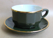 APILCO GREEN BISTRO FLAT CUPS AND SAUCERS (11741)