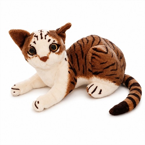 Realistic tabby cat plush - ‎realistic,