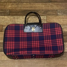 Vintage Large Red Black Check