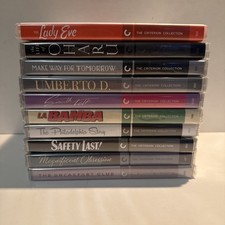 Criterion U.K. Blu-Ray Bundle Joblot RRP £205 Region B New And Sealed