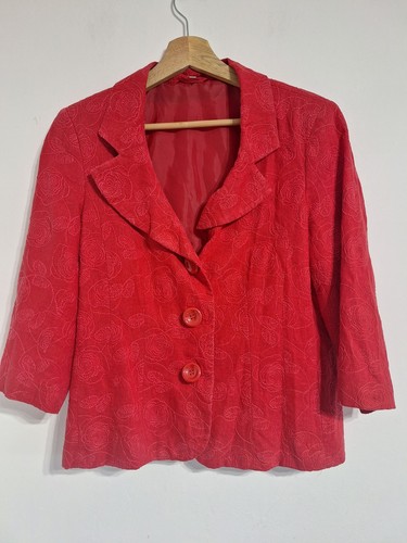Ewm womens jacket size red - ewm,