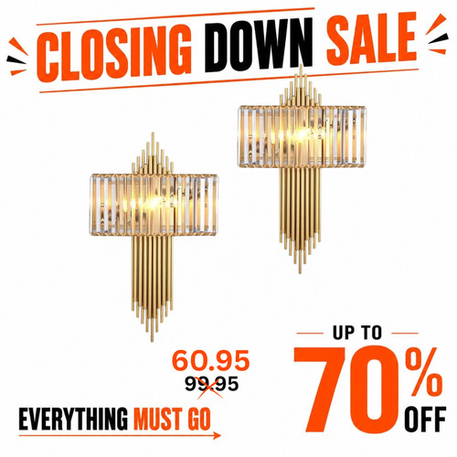 Art deco gold - art, crystal