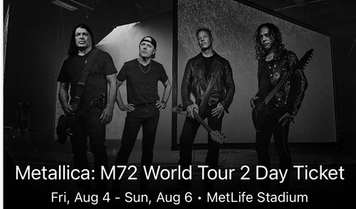 Metallica ticket 2 - metallica,