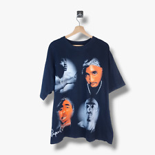 VINTAGE Makaveli Tupac T-Shirt Extra Large XL Mens Black Tee Oversized Diamantes