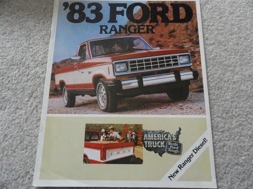 1983 ford ranger - ford, sales