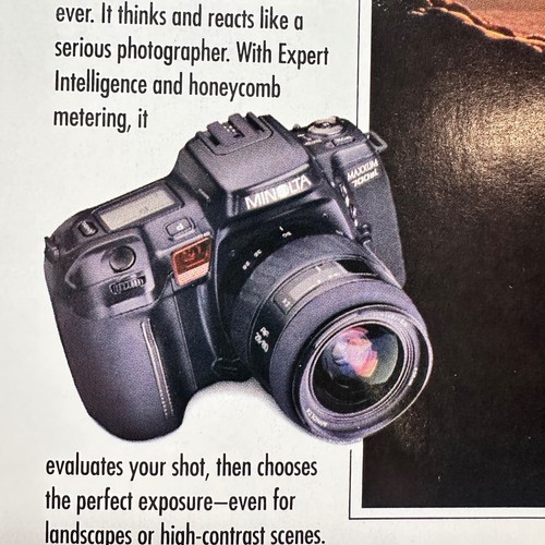 1993 minolta 700si film camera - 1993,