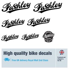 Pashley bike decals labels