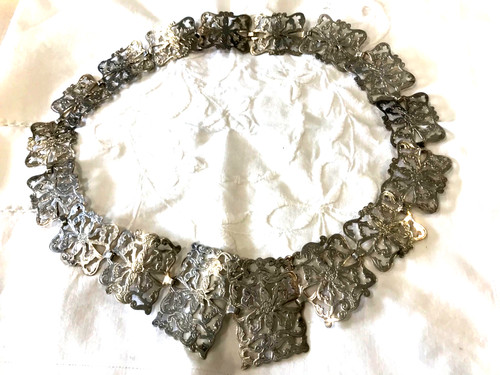 Antique silver plated nurses - antique,