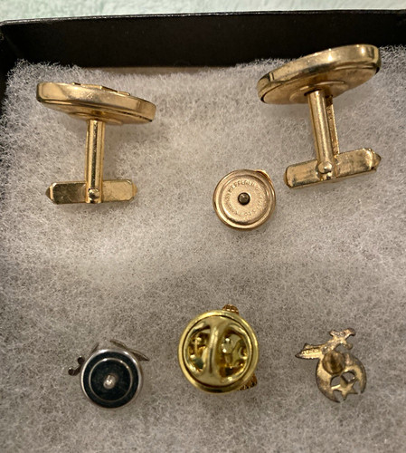 Masonic freemason cufflinks - freemason,