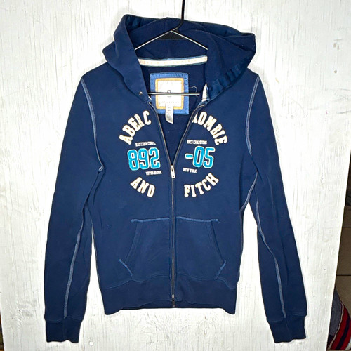 Abercrombie blue full zip - abercrombie,