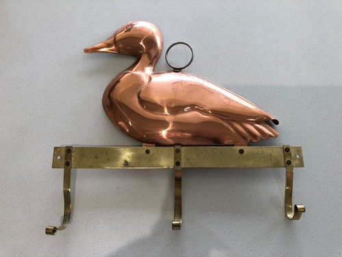 Copper and brass duck - copper,