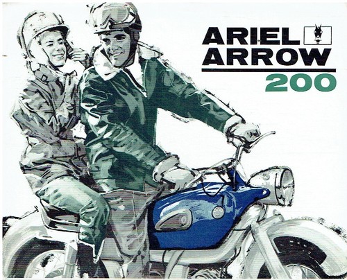 Ariel arrow 200 motorcycle - ariel,
