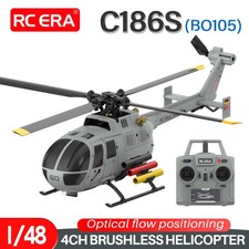 RC ERA C186S BO105 RC Helicopter 4CH Optical Flow Positioning 6-Axis Gyro