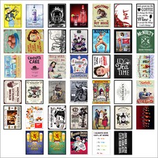 Various Metal Signs, Retro