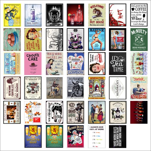Various metal signs retro - various,