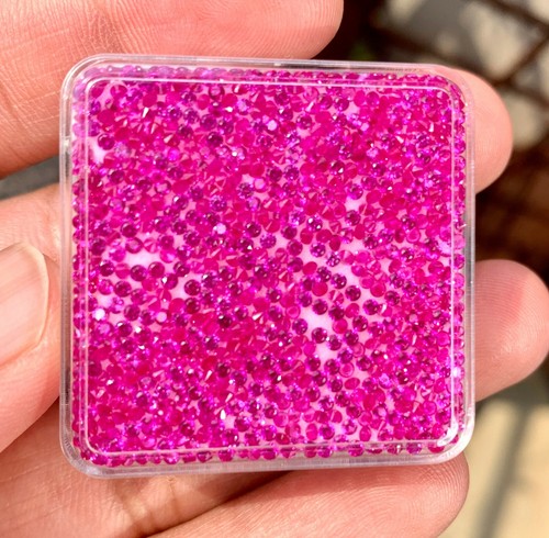 500 pcs natural mogok pink - pcs,