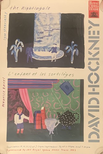 Vintage original david hockney - original,