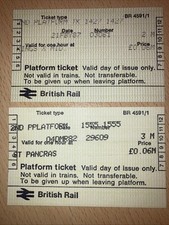 2. X. B, R, B,  PLATFORM   TICKETS (   MA-3.     )