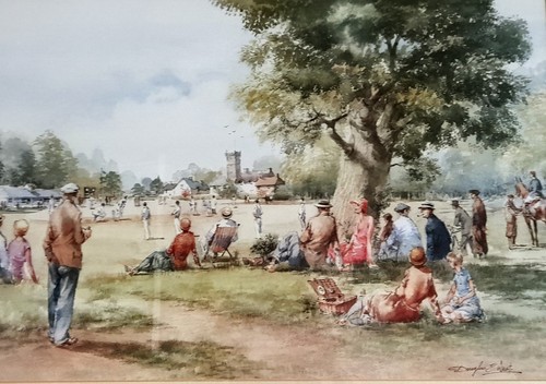 Sunday cricket print - sunday,