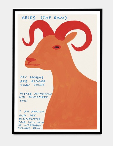 David shrigley aries poster - aries,