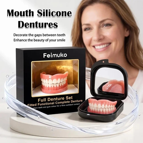 Silicone denture set for women - silicone,