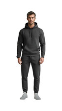 Men's Charcoal Grey Fleece