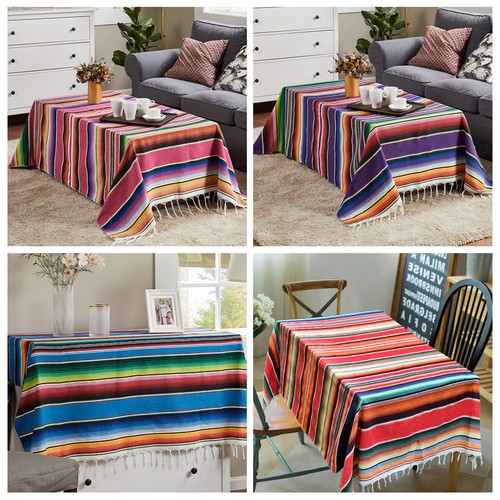 Mexican blanket throw serape - mexican,