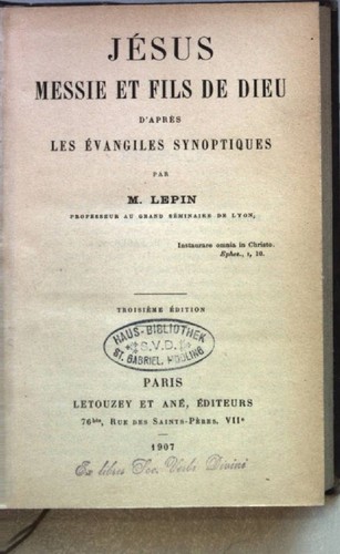 Jésus messie fils - fils, de