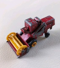 Matchbox Claas Combine Harvester Red 1960s Diecast No 65 Lesney
