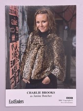 EastEnders Janine Butcher Charlie Brooks Signed Cast Card Undedicated
