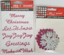 2x packs paper cellar glitter